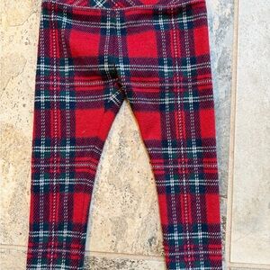 Vineyard Vines Kids Red and Blue Checkered Leggings